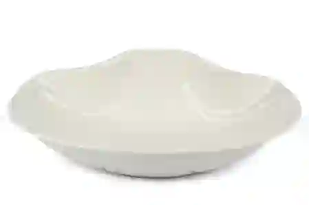 Resim Beyaz Pors Kase 47x32x14cm