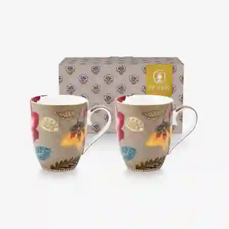 Resim Fantasy Blooming Tales Haki İkili Büyük Mug Seti 350 ml