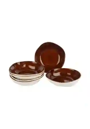 Resim Mikasa Moor Beyaz Karamel 6lı Kase 18cm