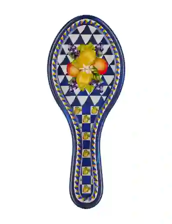 Resim Portofino Mavi Kuş & Meyve Kaşık Altlığı &Chiara Alessi&