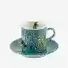 Resim Chiara Alessi Turkuaz Porselen Kahve Fincanı 120 ml &Chiara Alessi&