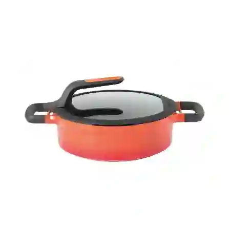 Resim Berghoff Gem Stay Cool Soft Orange Pilav Tenceresi 26 CM