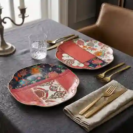 Resim Etro Bone 27Cm 2Lı Tabak Seti