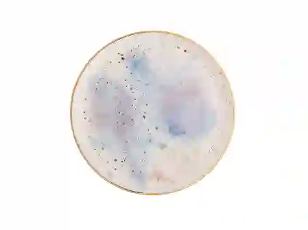 Resim Porland Cosmos Desen Düz Tabak 20Cm