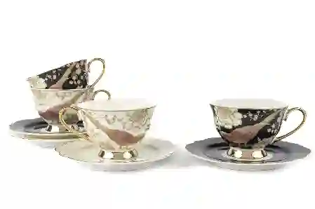 Resim Mikasa Moor Floraison 4'lü Çay Fincanı Seti