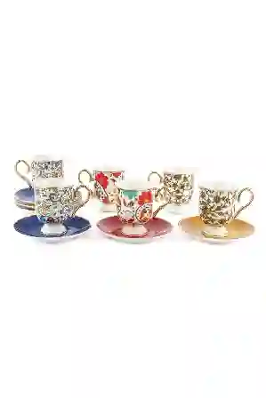 Resim Ottoman 6lı Kahve Fincanı Seti 90cc