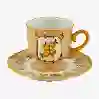 Resim Stoneware Il Sogno Turuncu Türk Kahvesi Fincanı 2 Li Set