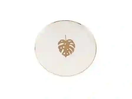 Resim Porland Exotic Desen Düz Tabak 18Cm
