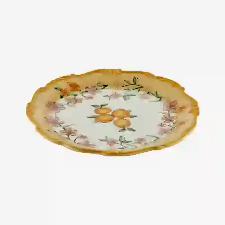 Resim Stoneware Il Sogno Turuncu Tabak  21,5 Cm