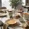 Resim Aurea 2Lı Seramık Derın Tabak Set 22Cm