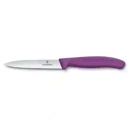 Resim Victorinox Swıss Classıc Soyma Bçk Tırtıklı 10Cm,Mor