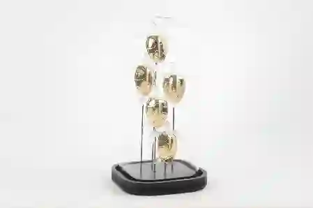 Resim Mikasa Moor Gold Kristal Caretta Fanus 28x14cm