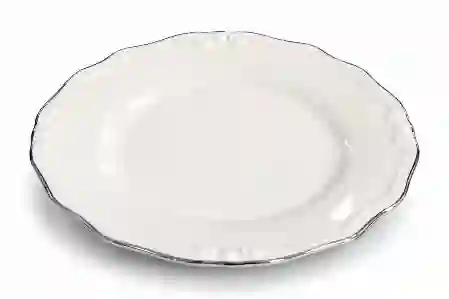 Resim Porser Tiffany Platin Pasta Tabağı 19Cm
