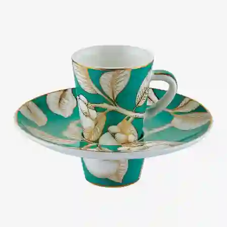 Resim RAVELLO YEŞİL TÜRK KAHVESİ FİNCAN SETİ (100ml)