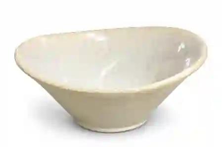 Resim Porser Oval Derin Kase Sarı Damgalı 12Cm