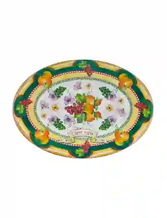 Resim Chiara Alessi Carpe Diem Oval Tepsi 50cm &Chiara Alessi&