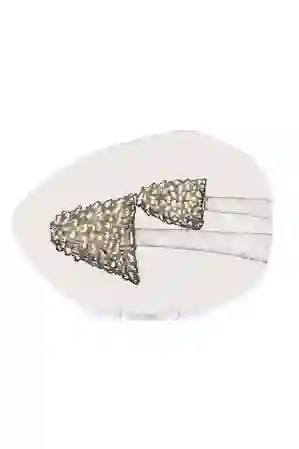 Resim Amorf Yeşil Oval Seramik Servis 45x32cm