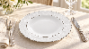 Resim Porland Hazan Platin Yaldız Çukur Tabak 22Cm