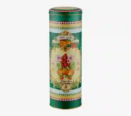 Resim Yeşil Metal Saklama Kabı 32X10 Cm Carpe Diem