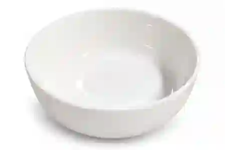 Resim Porser Düz Beyaz Kase 13Cm