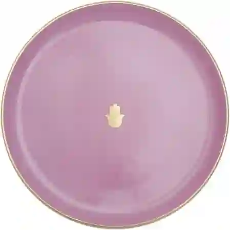 Resim Porland Glamorous Pembe Düz Tabak 20Cm 04Ap021564