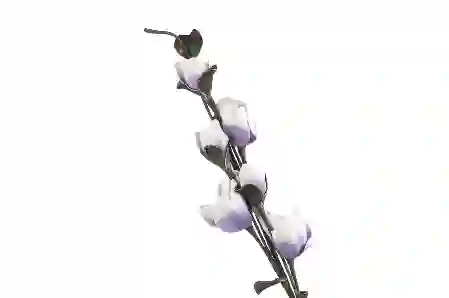 Resim Mor 3 Dal Yapay Çiçek