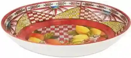 Resim TURUNCU BAROK OVAL SERVİS KASESİ 33*23 CM