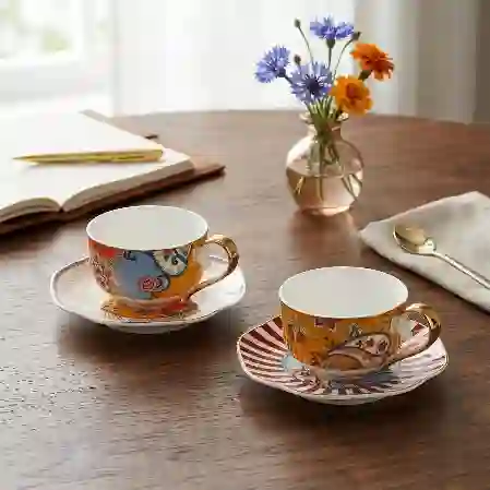Resim Paısley Bone 2Lı Çay Fincanı Seti 250Cc