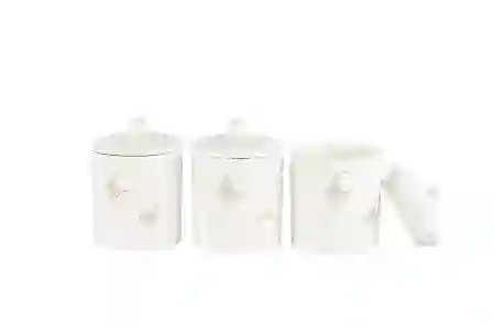 Resim Mikasa Moor Papiliora Beyaz 3lü Baharatlık 11x8cm 250ml