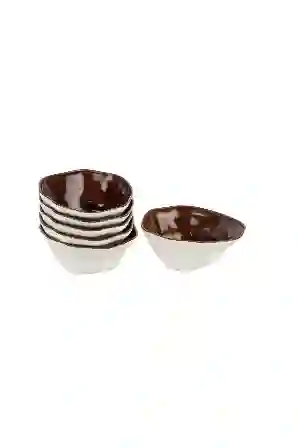 Resim Mikasa Moor Beyaz Karamel 6lı Kase 16cm