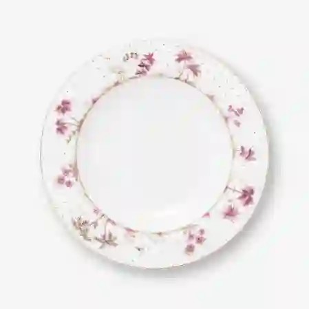 Resim Jolie Pembe Çorba Tabağı 21.5 cm