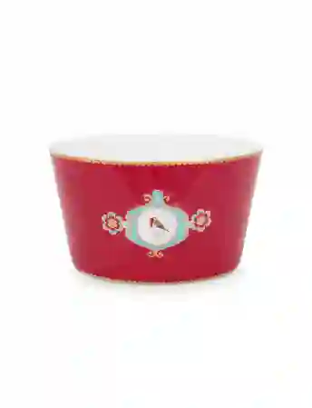 Resim Pip Studio Love Birds Kırmızı Porselen Kase 15cm
