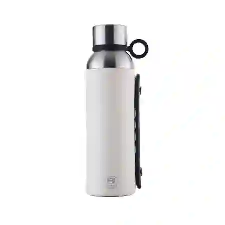 Resim Bugatti Termo Taşıma Kulplu Paslanmaz Çelik Mat Beyaz Termos 1500Ml