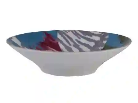 Resim Porland Africa Desen Çukur Tabak 20Cm 04Alm005826