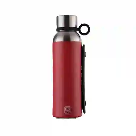 Resim Bugatti Termo Taşıma Kulplu Paslanmaz Çelik Mat Kırmızı Termos 1500Ml