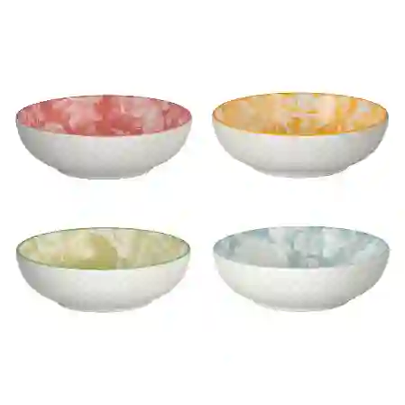 Resim Aurea 4Lu Seramık Kase Set 15Cm