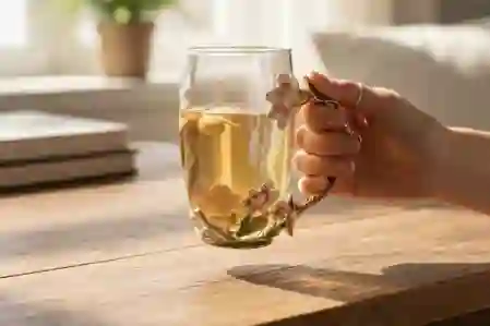 Resim Roy King Metalli Cam Kupa