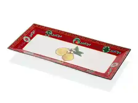 Resim Lamedore Summer 2'li Büyük Dikdörtgen Tabak 30x15cm
