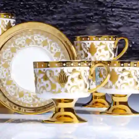 Resim Kosova Xana 6'lı Fincan Takımı 90cc