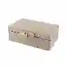 Resim Mikasa Moor Rex Pembe Deri Gold Kulplu Kutu 27X20X9Cm