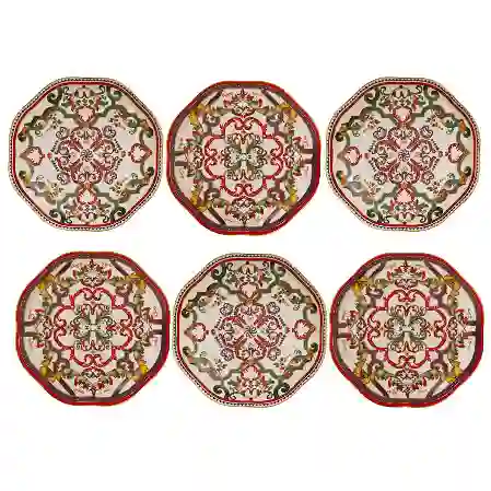 Resim Velora Bone 27 Cm 6Lı Tabak Seti