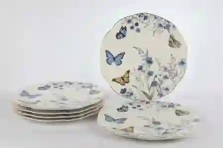 Resim Mikasa Moor Butterfly Lovers 6lı Servis Tabağı 27cm