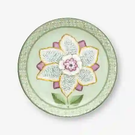 Resim Lily & Lotus Yeşil Çay Tabağı 9 cm