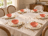 Resim Lucky Art Laurance Krem&Yanık Turuncu Renkli New Bone China Yemek Takımı 24 Parça
