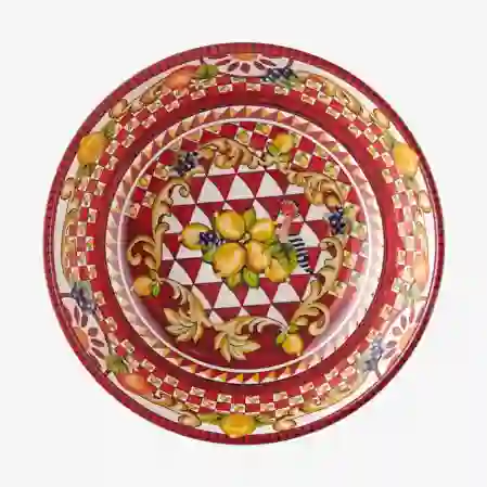Resim Chiara Alessi Capri Kırmızı Limon Buketi Kase 20cm