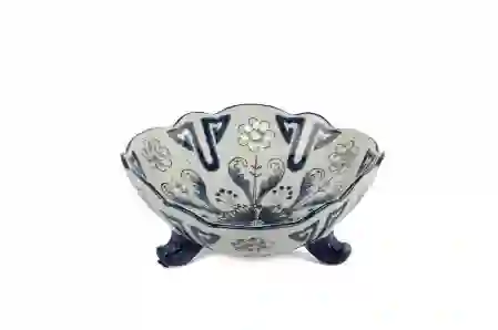 Resim Mikasa Moor Blue Blanc DekTabak 25x1cm