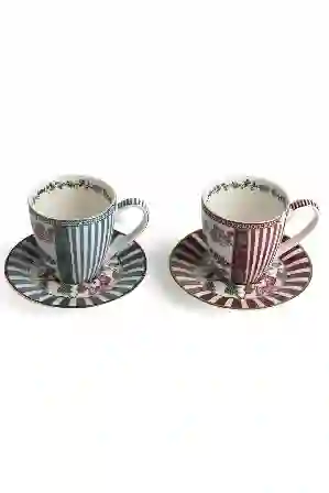 Resim Madelıne Bone 2Lı Çay Fincan Seti