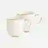 Resim Pip Studio Royal Beyaz  İkili Küçük Mug Seti