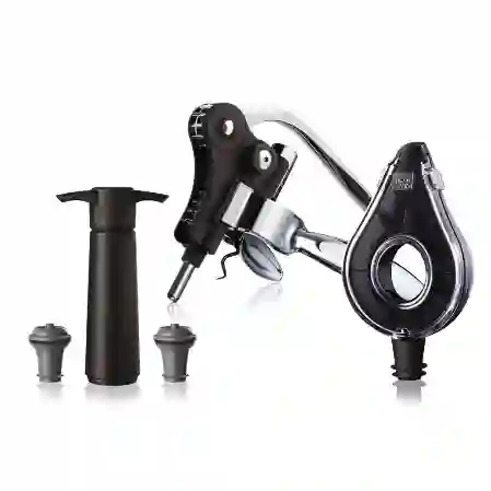 Resim Vacu Vin Şarap Seti Air Deluxe 5 Parça Kutulu