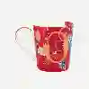 Resim Pip Studio Alphabet Mugs Kırmızı Porselen O Harfli Kupa 350ml